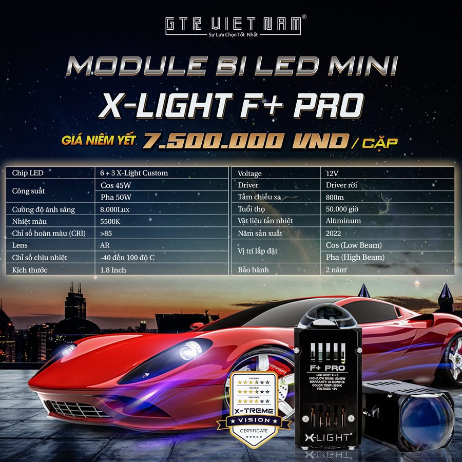 MODULE BI LED MINI X-LIGHT F+ PRO