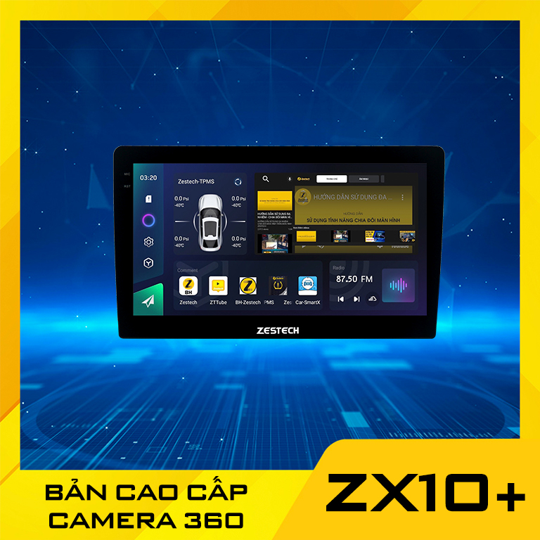 Màn hình Zestech ZX10+ bản cao cấp