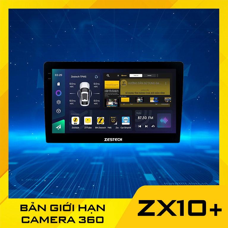 Màn Hình Android Zestech ZX10+ Có 360 Bản Giới hạn