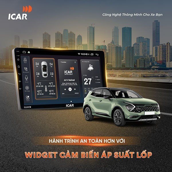 Màn hình Android ICAR Elliview UE Lite
