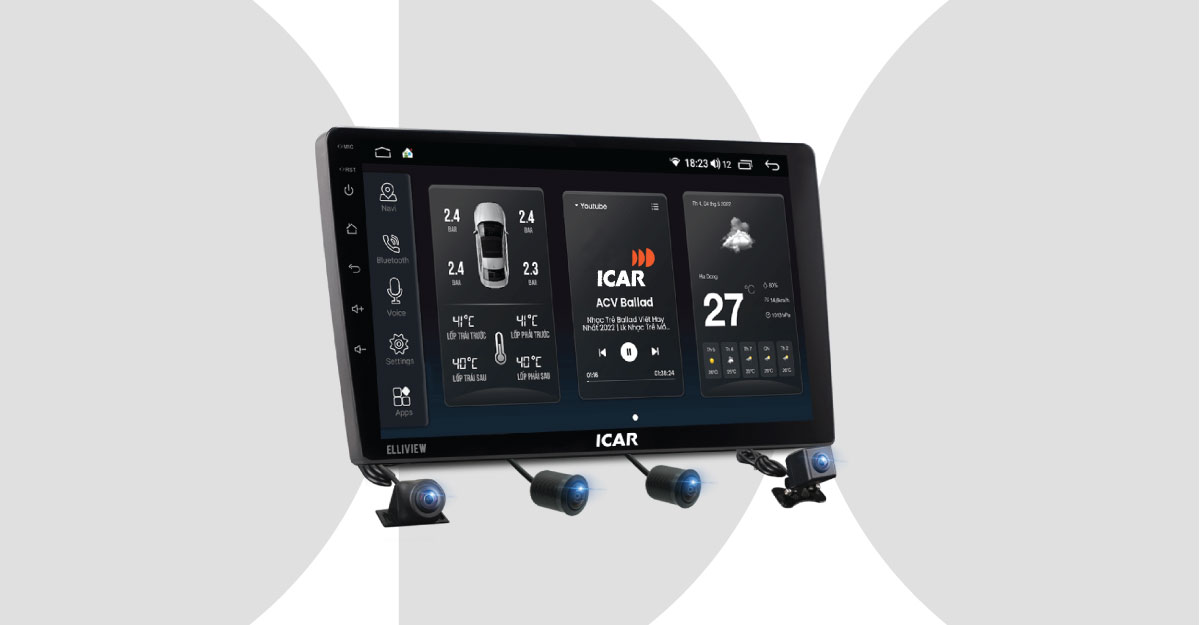 Màn hình Android ICAR Elliview UE Lite